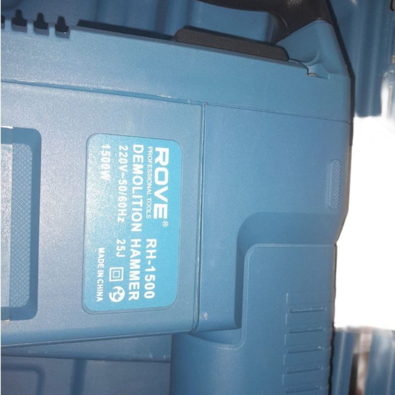 دریل بتن کن دوکاره 11 کیلویی راوه وات rave 1500 مدل RH-1500 ا Demolition hammer