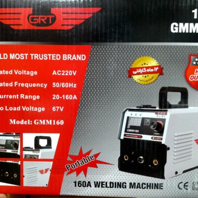 اینورتر دوکارهco2 تو پودری جی ار تی 160امپر مدل GMM160گارانتی12ماه