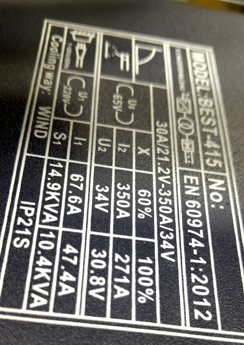 دستگاه جوش اینتیمکس مدل BEST-415 ظرفیت 415 امپر 4 iGBT - Image 2