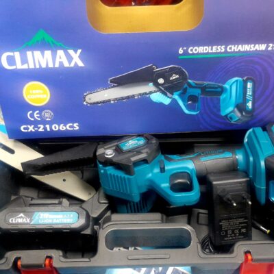 اره شارژی 15سانت دو باطری با لوازم کلایمکس مدل CX-2106CS