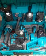 کیت شارژی 4 تایی 3باطری نیک تک طرح ماکیتا