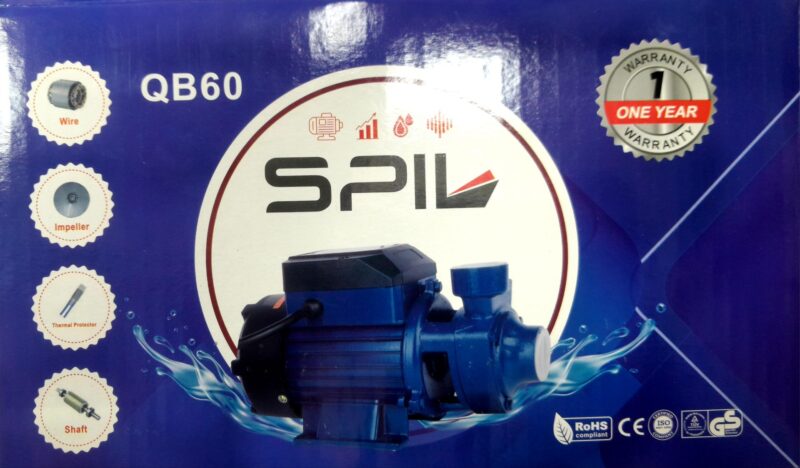 پمپ اب مدل QB60 ظرفیت 0.5اسب - تصویر 1