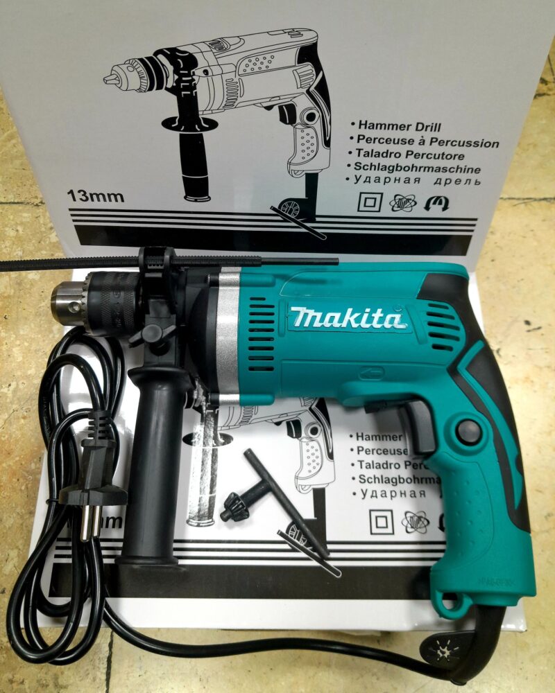 دریل13چکشی نیم تنه فلزی طرح ماکیتا مدل HP1630 - تصویر 1